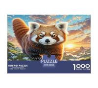 Red Panda Jigsaw Puzzle Impossible 1000 Pezzi Decorazione Per La Casa. Rilassamento E Intelligence Per Adulti E Ragazzi Da 14 Anni 38x26cm/1000pcs