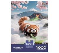 Red Panda Jigsaw Puzzle Impossible 1000Pcs Decorazione Per La Casa. Rilassamento E Intelligence Per Adulti E Ragazzi Da 14 Anni 70x50cm/1000pcs