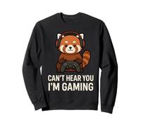 Red Panda non riesce a sentirti Sono un giocatore di gioco Felpa