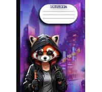Red Panda Notebook: Original Anime Style Composition Notebook for Teen Girls