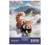 Red Panda Puzzle Impossibili 1000 Pezzi Decorazione Per La Casa. Rilassamento E Intelligence Per Adulti E Bambini Da 12 Anni 38x26cm/1000pcs