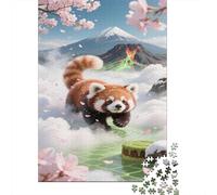 Red Panda Puzzle Sfidare 1000 Pezzi Familiare Puzzle Creativo Decorazione Della Casa Regalo 1000pcs (75x50cm)