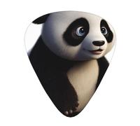 Red Panda Set di plettri stampati - 12 pezzi, sottili, medi e spessi, adatti per chitarra, basso, chitarra elettrica e ukulele