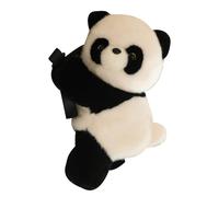 Red Panda Stuffed Animal Backpack, Furry Sling Bag with Adjustable Strap, 13.78 inches Cute Plush Accessory, Travel Purse, Best Collection for Animal Lovers, Children, School