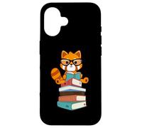 Red Pandas Book Lover Bookworm Cute Red Panda Reader Custodia per iPhone 16