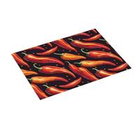Red Pepper 1 Tappetino scolapiatti con stampa, in microfibra, super assorbente, per bancone della cucina, 45,7 x 61 cm, facile da pulire, decorazione per la casa