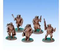 Red Pilgrim Desert Hawks Advance Team - Lotto Di 5 Figurine