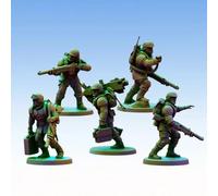 Red Pilgrim Miniatures Reinforcements Squad - Lotto Da 5 Figurine