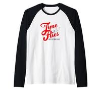 Red Pilot of My Own Time Grafica Rossa Maglia con Maniche Raglan
