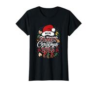 Red Plaid Family Natale 2025 Making Memories Mom Xmas Maglietta