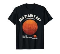 Red Planet Day Celebrazione di Marte Nov 28 Esplorazione dello Spazio Maglietta