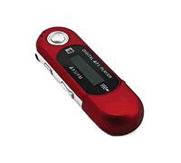 (Red) Portable USB MP3 Player 8GB Player HiFi Stereo Sound MP3 Music Player Beautiful USB MP3 Player Exquisite Workmanship Silver