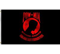 Red Pow Mia Bandiera Di All'Aperto 90X150Cm Non Sbiadisce Facilmente Bandiere Da Parete Colorato Bandiera Dei Pirati Per Balcone Cortile Interni