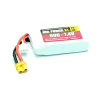 RD XT 800 S2 - Pacco batterie ricaricabili, polimeri di litio, 7,4 V, 800 mAh