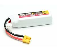 Red Power Batteria per modellismo (LiPo) 7.4V 650mAh 25C Softcase XT30
