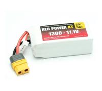 RED POWER BATTERIA RICARICABILE LIPO 11.1 V 1300 MAH SOFTCASE XT60 MODELLISMO