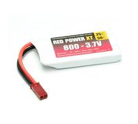 Red Power Batteria ricaricabile LiPo 3.7 V 800 mAh 25 C Softcase JST, BEC