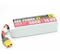 RED POWER LiPo Batteria RED POWER XT 3000 - 14,8V / 15426