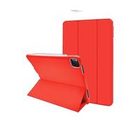 (RED) Protective Case For iPad Pro 12.9inch Case With Pencil Holder