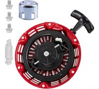 Red Pull Start Assembly Recoil Starter per Honda Motori 4HP-6.5HP, 160mm Hole Lawn Mower Generator Parts