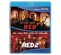 Red / Red 2 Double Feature (Blu-ray) Bruce Willis Morgan Freeman John Malkovich