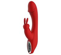 Dream Toys Red Revolution Artemis vibratore con stimolatore clitorideo red 20,5 cm