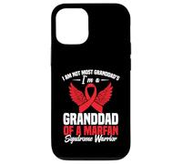 Red Ribbon Awareness Week Nonno Marfan Syndrome Awareness Custodia per iPhone 12/12 Pro