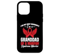 Red Ribbon Awareness Week Nonno Marfan Syndrome Awareness Custodia per iPhone 12 mini
