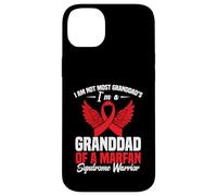 Red Ribbon Awareness Week Nonno Marfan Syndrome Awareness Custodia per iPhone 14 Plus