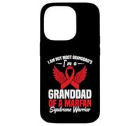 Red Ribbon Awareness Week Nonno Marfan Syndrome Awareness Custodia per iPhone 14 Pro