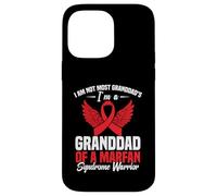 Red Ribbon Awareness Week Nonno Marfan Syndrome Awareness Custodia per iPhone 14 Pro Max