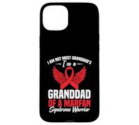 Red Ribbon Awareness Week Nonno Marfan Syndrome Awareness Custodia per iPhone 15 Plus