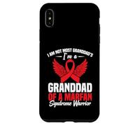 Red Ribbon Awareness Week Nonno Marfan Syndrome Awareness Custodia per iPhone XS Max