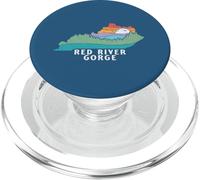 Red River Gorge Kentucky Outdoors State Nature Retro PopSockets PopGrip per MagSafe