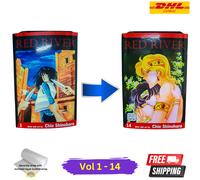 Red River Manga Vol. 1-28 Set By Chie Shinohara Inglese Versione ( Mezza / Full
