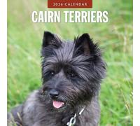 Red Robin 2026 Cairn Terriers Calendario mensile da parete | 30,5 x 61 cm aperto | Carta spessa e robusta di alta qualità | Calendario 12 mesi da appendere | Note a righe e area cose da fare, immagini