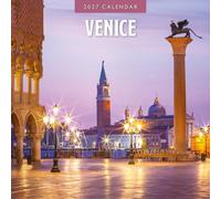Red Robin - Calendario da parete 2027 Venezia, mensile, 30,5 x 30,5 cm | Calendario da 12 mesi, carta spessa e robusta di alta qualità, note a righe e area per le cose da fare, immagini vivaci