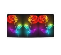 Red Rose Art Banner in vinile personalizzato stampa grande banner in vinile per interni ed esterni decorazioni per feste