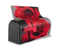 Red Rose Flower 1 Stampa Decorativa Impermeabile Copertura Della Cassetta Postale Magnetica Avvolge Carino Festivo Casa Decor