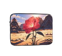 Red Rose in the Desert Printed 12" Laptop Case, Business / Office Pender Laptop Case
