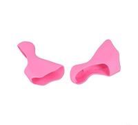 Red Rubber per shift Lever Covers for ST-5700 105 Groupset Red(pink) | per premium rubber material, per durable wear resistance, black color, exact fit for ST-5700, easy installation