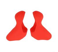 Red Rubber per shift Lever Covers for ST-5700 105 Groupset Red(red) | per premium rubber material, per durable wear resistance, black color, exact fit for ST-5700, easy installation