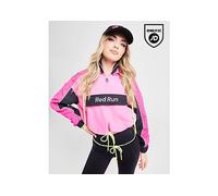 Red Run Activewear Twin Flame Cropped Windbreaker, Nero L