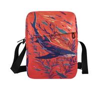 Red Shark carino messenger bag cross body bag per donna borse a tracolla tracolla tracolla regolabile per lavoro casual