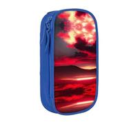 Red Sky at Night Starry - Astuccio in tessuto Oxford con cerniera, ideale per viaggi, bello e funzionale, Cielo rosso di notte stellato, Taglia unica