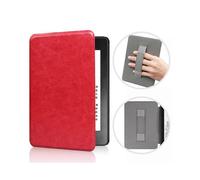 (Red) Slimshell Case for 7" Kindle Paperwhite (12th generation) Premium PU Cover
