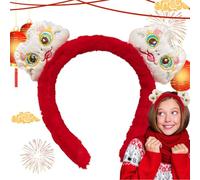 Red Snake Headband, Plush Snake Headwear, Chinese New Year Accessory, Festival Headband, Cute Snake Plush, Spring Festival Wear, Exquisite Snake Design, Soft Plush Headwear, Comfortable New Year Band,