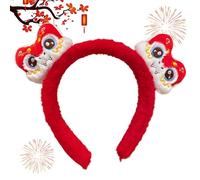 Red Snake Headband, Plush Snake Headwear, Chinese New Year Accessory, Festival Headband, Cute Snake Plush, Spring Festival Wear, Exquisite Snake Design, Soft Plush Headwear, Comfortable New Year Band,