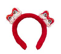 Red Snake Plush Headband for Festivals, Comfortable and Cute Snake Plush Hairhoop for New Year, 2025 Spring Festival Headband for Men, Ideal Costume Accessory for Fun Parties and Celebrations