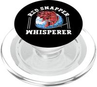 Red Snapper Whisperer Fish Lover PopSockets PopGrip per MagSafe
